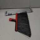 Heavy Duty Angle Broom with 58 Long Handle, 14 Wide Stiff Bristles for Indoor & Outdoor Sweeping, Garage, Patio, Deck, Concrete & Debris Removal