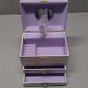 Giggle & Honey Musical Jewelry Box for Girls,Unicorn Toys for Girls 4-6, Unicorn Easter Gifts for Kids
