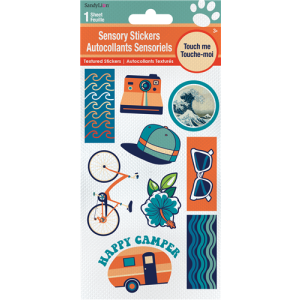 Jacent Stickers Sensory Trends 2 pcs and Big Moods Fall Vinyl Sticker 3 pcs and Window Clings 2 Sheet