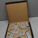 Marchpower Christmas Window Star Silhouette Lights, 19inch 70LED 2 Pack Large Star Lighted Xmas Decoration Battery Operated Twinkle Stars Light Outdoor Timer Lights Wedding Party Home Décor-Warm White