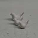 FANTESTICRYAN Small Animal Statues Home Decor Modern Style White Decorative Ornaments for Living Room, Bedroom, Office Desktop, Cabinets, 3