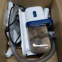 buenkee Dog Grooming Kit with Vacuum, 15000Pa Pet Hair Clipper and Shedding Brush, 50dB Low Noise, 2L Capacity, White