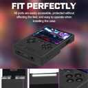 Silicone Case for Trimui Brick, Anti-Slip, Shock Proof, Soft Protective Case for Trimui Brick Handheld Game Console with Lanyard - Black