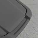 KV FEQT20LB PT 20 qt Platinum Waste Bin Lids
