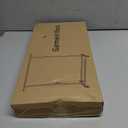 Buzowruil Metal Rolling Clothing Rack Adjustable Freestanding Garment Organizer with Wheels, Space-Saving Design for Home, Closet, Office, or Retail, Gold