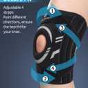 ABYON Knee Brace for Men & Women Adjustable Knee Support for Meniscus Tear, ACL, MCL & Arthritis Neoprene Patella Stability Wrap with Side Spring Stabilizers & Patella Gel Pad for Pain Relief & Injury Recovery See How to Size Video Before Ordering