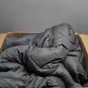 Quilted Down Alternative Comforter Twin XL - All Season Grey Duvet Insert With Corner Tabs