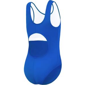 Girls Swimsuits Back Cutout Bathing Suits for Girls 6-14 Removable Chest Pad Quick Dry for Swim Team Beach Pool