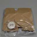 Tenceur 24 Pcs Valentines Cookie Boxes Love Note Valentine Cookie Box with Stickers for Goodie Candy Container Kraft Paper Party Favor Holder for Mother's Day Supplies, 5.5x 3 x 2 Inches