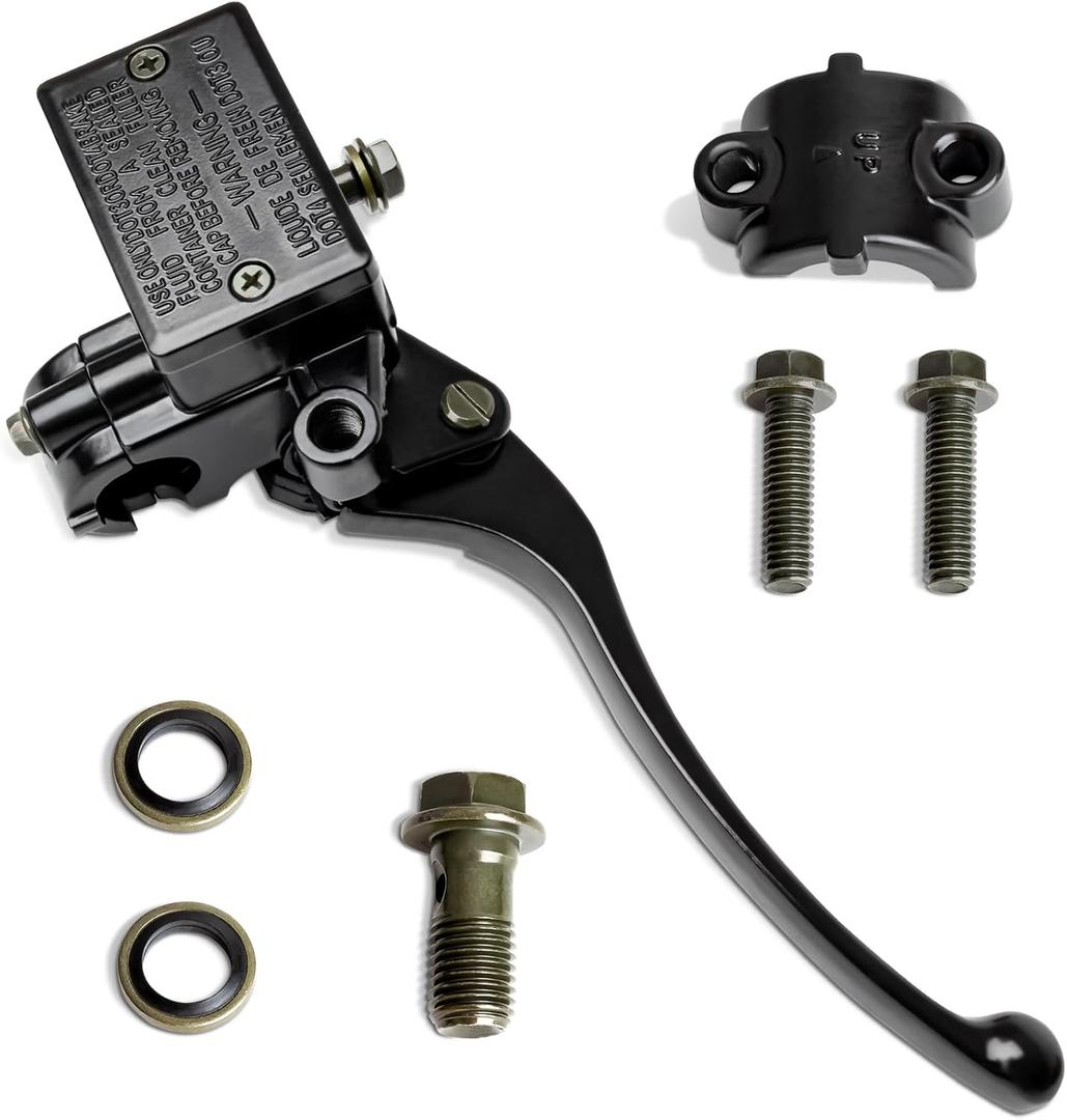 7/8" Brake Master Cylinder Kit Handlebar Front Right Side Brake Lever Compatible with Honda TRX TRX250 TRX300 350 400 450 Rincon Foreman Rancher