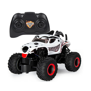 Monster Jam, Official Monster Mutt Dalmatian Remote Control Monster Truck for Boys and Girls, 1:24 Scale, 2.4 GHz, Kids Toys for Ages 4-6+