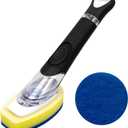CELOX Dish Wand with Soap Dispenser, Dish Scrubber for Pans, Pots, Kitchen Sink Cleaning