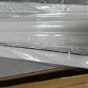 Cordless Faux Wood Blinds 28" W x 72" H, 2 Inch Slat Horizontal Windows Blinds with Crown Valance, Room Darkening Blinds, White Blinds for Home Interiors.