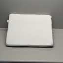 Bedluxe Knee Pillow for Back Sleeping, Leg Pillow Knee Wedge Pillow, Memory Foam Wedge Pillows for Legs Post Surgery, Triangle Pillow for Knee Support, Leg Elevation, Knees Hip Back Pain Relief, White (23.6*18.9*7.9 Inch)