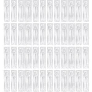 4oz Clear Empty Travel Bottles with Clear Flip Cap 120ml - 48 pack