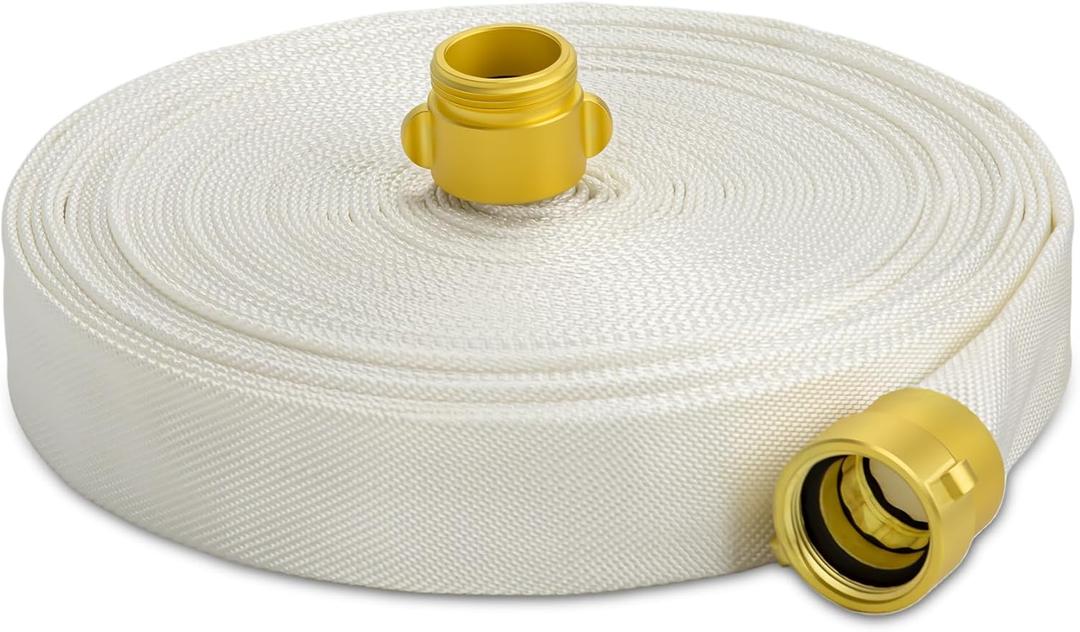 2 Inch Fire Hose, 2 Fire Hose 100 Ft with NST/NH Couplings, Fire Water Hose Used For Fire Fighting