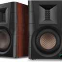 HiVi-Swans D100 Bluetooth Bookshelf Speakers - Powered Desktop Stereo Speakers for TV/Turntable/PC/Monitor - 4 Inch Near Field Computer Speakers 62w RMS - Wood Grain (Pair)