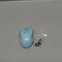 WisFox 2.4G Wireless Mouse for Laptop, Ergonomic Computer Mouse with USB Receiver and Type-C Adapter, 3 Adjustable Levels DPI, 6 Button Cordless Wireless Mice, Blue