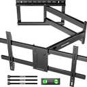 monTEK Long Arm TV Wall Mount for Most 43-80 Inch TVs, 42 Inch Long Extension TV Mount Swivel and Tilt, Full Motion Wall Mount Tv Bracket Fit Max VESA 600 x 400mm, Up to 110 lbs, 16,18 Studs