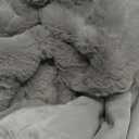 Anysay Faux Fur Throw Blanket, 1000GSM Fluffy Soft Bubble Blanket for Couch Bed, Cozy Plush Warm and Thick Blanket, Fuzzy Rabbit Throw for Living Room Bedroom 50''*60'' Light Grey