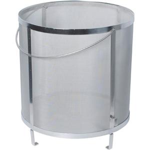 Gekufa Hop Spider Strainer Wine Beer Hop Filter 300 Micron Mesh 304 Stainless Steel Brewing Hopper for Homebrew (13.813.8 inch)