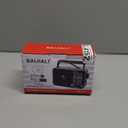 Portable AM/FM Transistor Radio with Loud Speaker, Battery or USB Powered - Compact Emergency Radio for Indoor, Outdoor, Travel & Storms (Model BJL-671) (Gray)