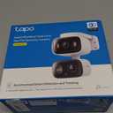 Tapo 2K Indoor/Outdoor Dual Lens Pan/Tilt Wired Security Camera - 125 Wide-Angle View + 6mm Zoom, Motion Track, Person/Vehicle Detection, Subscription-Free Local Storage or Optional Cloud, C246D