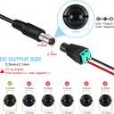 5V Power Supply, DC 5 Volt 3A 15W LED Power Supply, AC 100-240V AC to DC 5V Converter, Wall Plug Power Adapter for Strip Light CCTV Camera Security System, 5.5/2.1mm Plug(2 Pack)