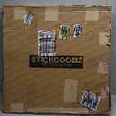 STICKGOO Smooth Drop Ceiling Tiles 2ft x 2ft, PVC Ceiling Tile 24 x 24in - Waterproof, Fire-Rated to Prevent Breakage - Package of 12 Tiles Cover 48 Sq. Ft, White