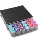 ROWISE Coffee Pod Drawer, K-Cup Holder Drawer for 36 Coffee Pods Storage, Under Coffee Pot Storage and Sliding Drawer, Office or Home Kitchen Counter Organizer