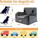 Large Dog Car Seat for Dogs Under 65 lbs,Thick High-Density Sponge Booster