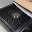 2'x2' Lay-In Return Grille with Egg Crate Filter Grid (1 Pack,Black)