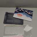 DONGKE Compatible with MacBook Air 13 inch Case 2021 2020 2019 2018 Release A2337 M1 A2179 A1932 with Retina Display & Touch ID, Plastic Hard Shell & Keyboard Cover - Sun & Daisie