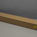 2Pack 47.2inch Long Outdoor Modern LED Wall Light,38W Waterproof IP65 Warm White 110V led Wall Mount Lighting Fixture Rectangular Black Wall Lights Elegant Frosted White Acrylic Anti Rust