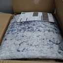 8x10 Area Rugs for Living Room Rug Washable: Abstract Large Rug for Dining Room Bedroom Carpet Non Slip 8 by 10 Indoor Modern Nursery Home Office Blue Grey