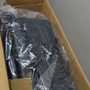 Double Roller 2 Ball Bowling Bag with Separate Shoe Compartment for Bowling Shoes (Up To US Mens Size 15) and Oversized Accessory Pocket, Retractable Handle - Extends to 40" (Black)