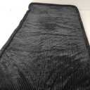 Dog Beds for Large Dogs, Dog Pad for Crate with Durable Washable Waterproof Linen Removable Cover, Black