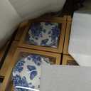 30 Pack Wedding Favors for Guests Small Ceramic Bowls Bulk Gifts Set 3.3 Inch Blue Floral Design Mini Dipping Bowl Sauce Dish with Cards Box for Party Shower Favor Souvenir (Classic)