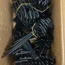 4 Inch Grid Wall Hooks, 100 Pcs Heavy Duty Gridwall Panel Hooks Store Garage Wall Mount Organizers Storage Grid Wall Display Hangers Gridwall Accessory for Retail, Craft Show, Home Setup (Black)