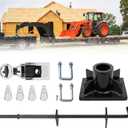 Gooseneck Hitch Kit Fit for Flat Beds,GTW 31000 lbs,Replace GNRK1500