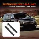 Front Sway Bar Stabilizer Links 2 Pcs Left & Right, Compatible With 1983-2019 Chevy Silverado 1500, Avalanche, Tahoe, Suburban, GMC Sierra 1500 Yukon & Escalade, Replaces#: K700538, K700432