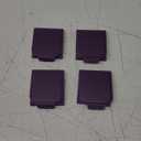 4 Pack PU Leather Strap Clip Pads for Car  Adjust the Distance and Relieve Pressure Between Neck and Shoulder Straps, Universal Comfort for Adults & Short People (Purple)