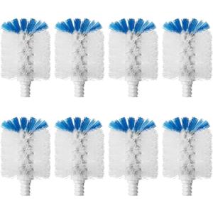 Bottle Brush Refills for OXO Stainless Steel Bottle Brush Only, 8 Pack Bottle Brush Replacement Head for Clean Water Bottle, Baby Bottle, Glasswares, Mugs