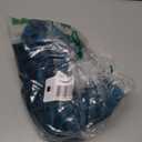 Yangest Navy Blue Decorative Velvet Lumbar Throw Pillow Cover Striped Patchwork Cushion Case Modern 12x20 Inch Pillowcase for Sofa Couch Bedroom Living Room Home Decor