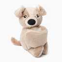 HUGIMALS Hug Babies Cute Mini Plush Stuffed Animal Bracelet for Kids | Soft & Cuddly Portable Comfort Adorable On-The-Go Companion for Travel School & Adventures Ages 2+ (Charlie The Puppy)