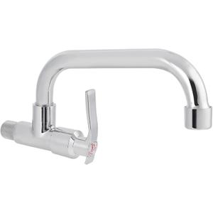 Wall Mounted Kitchen Faucet, Single Cold Water Tap, G1/2in Connection, 20cm Length, LQ-3093 Model, for Home Kitchen Sink Use