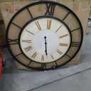 Grayson Lane Round Wall Clock, 37”L x 2”W x 37”H