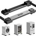 Appliance Rollers Heavy Duty,Newest Extendable Appliance Sliders,Liftable Washing Machine Base,Easily Move Washer and Dryer Machines,Refrigerators,Furniture-Grey