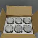 WELLIFE 6 Pcs Wide Mouth Mason Jars 32 OZ,Large Mason Jars for Food Storage, Overnight Oats,Honey,Sauces,Meal Prep,Salad,Yogurt