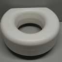 AquaSense 770-610 4 Inch Portable Raised Toilet Seat Riser, Elevated Toilet Seat for Seniors